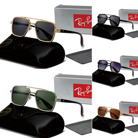 Ray-Ban's new sunshade sunglasses with metal hinges-6113  