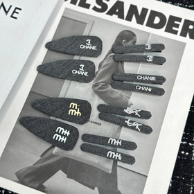 Yves Saint Laurent, YSL, Miu Miu, Chanel - front bangs hair clip-6234  